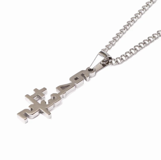 Stainless Double Play Necklace