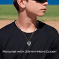 Baseball Pitchers Strikeout Backwards K Necklace