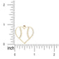 Heart Seams Baseball Necklace