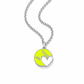 Softball Heart Necklace