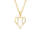 Home Plate Baseball Necklace