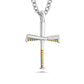 Color Grip Baseball Bat Cross Necklace