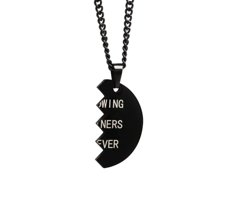 Throwing Partner Necklaces (Black)