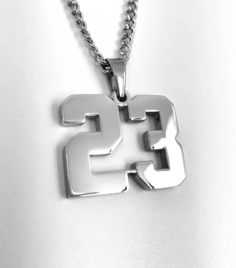 Stainless Number Necklace 00-99 (Put Number In Notes Area In Shopping Cart)