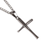 Stainless Bat Cross Necklace